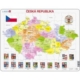 Rahmenpuzzle - Tschechische Republik (auf Tschechisch) 56 Teile Puzzle  Larsen
