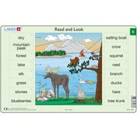 Rahmenpuzzle - Read and Look 05-06 (auf Englisch) 16 Teile Puzzle  Larsen