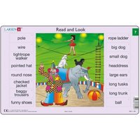 Rahmenpuzzle - Read and Look 07-08 (auf Englisch) 16 Teile Puzzle  Larsen