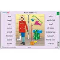 Rahmenpuzzle - Read and Look 8 (auf Englisch) 16 Teile Puzzle  Larsen