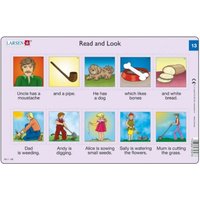 Rahmenpuzzle - Read and Look 13-14 (auf Englisch) 10 Teile Puzzle  Larsen
