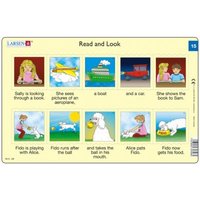 Rahmenpuzzle - Read and Look 15-16 (auf Englisch) 10 Teile Puzzle  Larsen