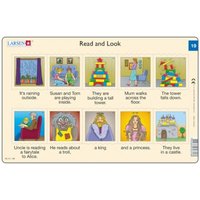 Rahmenpuzzle - Read and Look 19-20 (auf Englisch) 10 Teile Puzzle  Larsen