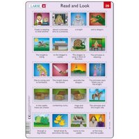 Rahmenpuzzle - Read and Look 29-30 (auf Englisch) 20 Teile Puzzle  Larsen