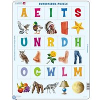 Rahmenpuzzle - Buchstaben-Puzzle 15 Teile Puzzle  Larsen