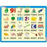 Rahmenpuzzle - Norwegisch lesen lernen 2 24 Teile Puzzle  Larsen