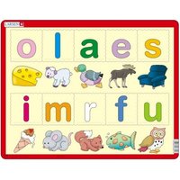 Rahmenpuzzle - Lær bokstavene (små) (auf Norwegisch) 10 Teile Puzzle  Larsen