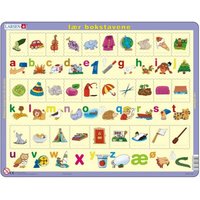 Rahmenpuzzle - Lær bokstavene (små) (auf Norwegisch) 24 Teile Puzzle  Larsen