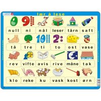 Rahmenpuzzle - Lær å lese (små bokstaver) (auf Norwegisch) 24 Teile Puzzle  Larsen
