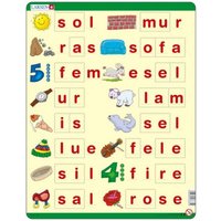 Rahmenpuzzle - Lær å lese (små bokstaver) (auf Norwegisch) 22 Teile Puzzle  Larsen