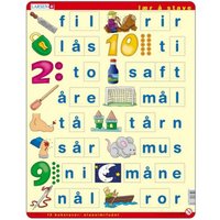 Rahmenpuzzle - Lær å lese (små bokstaver) (auf Norwegisch) 23 Teile Puzzle  Larsen