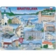 Rahmenpuzzle - Bratislava (auf Slowakisch) 65 Teile Puzzle  Larsen