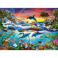 Paradiesische Bucht 300 Teile Puzzle  Castorland