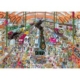 Cartoon Triangular - Train Station 2000 Teile Puzzle Heye