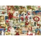 Vintage Weihnachtskarten 1000 Teile Puzzle  Eurographics