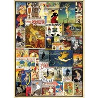 Vintage Bicycle Posters 1000 Teile Puzzle  Eurographics