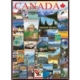 Travel Canada Vintage Posters 1000 Teile Puzzle Eurographics