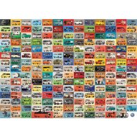 VW - Bunte Bulli Welt 1000 Teile Puzzle  Eurographics