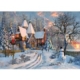 Dominic Davison: Landhaus zu Weihnachten 1000 Teile Puzzle Eurographics
