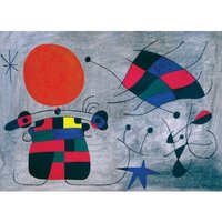 Joan Miro - Le Sourire aux Ailes Flamboyantes 1000 Teile Puzzle  Eurographics