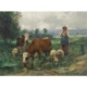 Julien Dupré: A Shepherdess with her Flock 1000 Teile Puzzle DToys