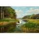 Hans Andersen Brendekilde: A Young Couple in a Rowing Boat on Odense 1000 Teile Puzzle  DToys
