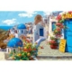 Frühling auf Santorin 2000 Teile Puzzle  Castorland