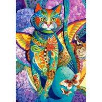 David Galchutt: Feline Fiesta 1500 Teile Puzzle  Castorland