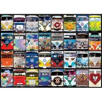 VW Bus - Cool Faces 1000 Teile Puzzle  Eurographics