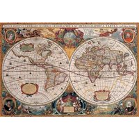 Antique World Map 2000 Teile Puzzle Eurographics