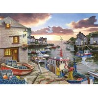 XXL Teile - Hafenlichter 250 Teile Puzzle  HOP - House of Puzzles