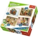 4 Puzzles - Koe 35 Teile Puzzle  Trefl