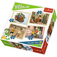 4 Puzzles - Koe 35 Teile Puzzle Trefl