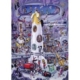 Cartoon Triangular - Rocket Launch 1000 Teile Puzzle  Heye