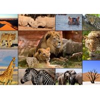 Collage - Wildlife 2000 Teile Puzzle  Grafika
