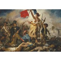 Eugène Delacroix: Die Freiheit führt das Volk 1000 Teile Puzzle  DToys