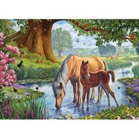 Steve Crisp - The Fell Ponies 1000 Teile Puzzle  Eurographics