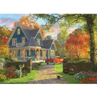 Dominic Davison - The Blue Country House 1000 Teile Puzzle  Eurographics