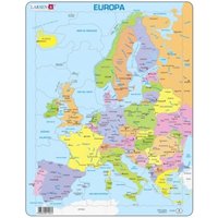 Rahmenpuzzle - Europa (auf Spanisch) 37 Teile Puzzle  Larsen