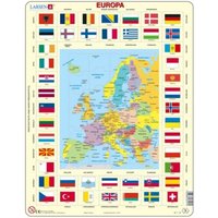 Rahmenpuzzle - Europa (Holländisch) 70 Teile Puzzle  Larsen