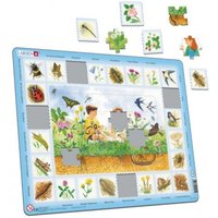 Rahmenpuzzle - In der Natur (auf Russisch) 48 Teile Puzzle  Larsen