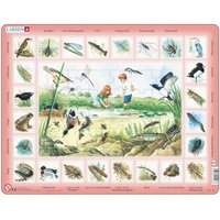 Rahmenpuzzle - der Teich (Holländisch) 48 Teile Puzzle  Larsen
