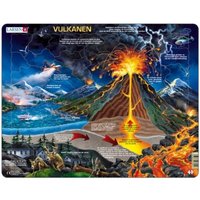 Rahmenpuzzle - Vulkanen (Holländisch) 70 Teile Puzzle  Larsen