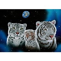Schim Schimmel - Gentle Family 1500 Teile Puzzle  Grafika