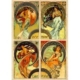Mucha - Kunst 1000 Teile Puzzle  DToys