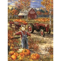 Dona Gelsinger - The Pumpkin Patch Farm 1000 Teile Puzzle  SunsOut