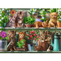 Katzen im Regal 500 Teile Puzzle  Ravensburger