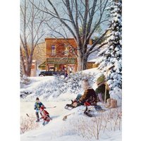 Vorbereitung - Random Cut 1000 Teile Puzzle  Cobble Hill