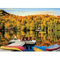 Lakeside Cottage Quebec 1000 Teile Puzzle  Eurographics