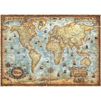 Map Art - The World 2000 Teile Puzzle  Heye